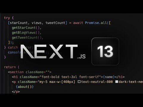 Thumbnail for Code Walkthrough for Next.js 13 / Tailwind CSS / MySQL App! 59 minutes"}}},"descriptionSnippet":{"runs":[