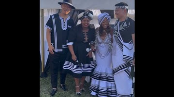 [Mixed couple]Chinese groom wows guests with his South African traditional wedding attire ❤️
