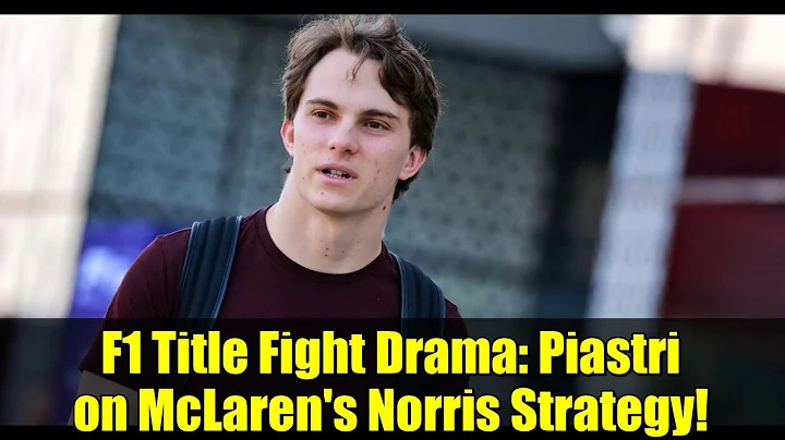 F1 Title Fight Drama: Piastri on McLaren's Norris Strategy!