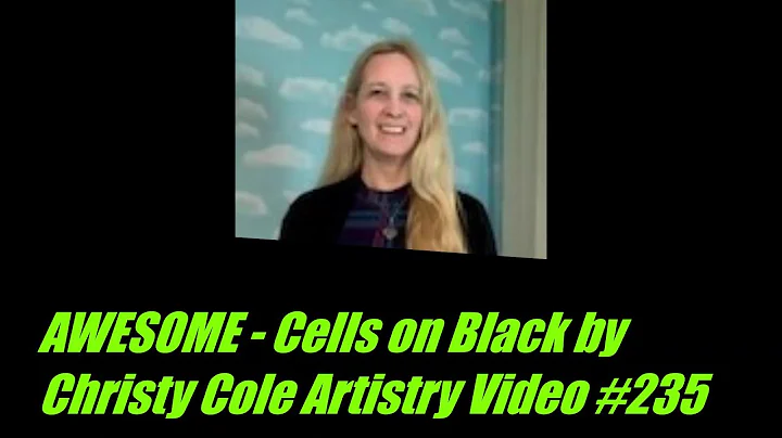 AWESOME Cells on Black by Christy Cole Artistry Vi...