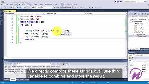 concatenate(combine) two strings in c++ visual studio