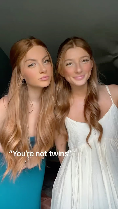 Twin redheads wyd👯‍♀️ #ginger #twins #redhead #cristinacarmella #youtubeshorts