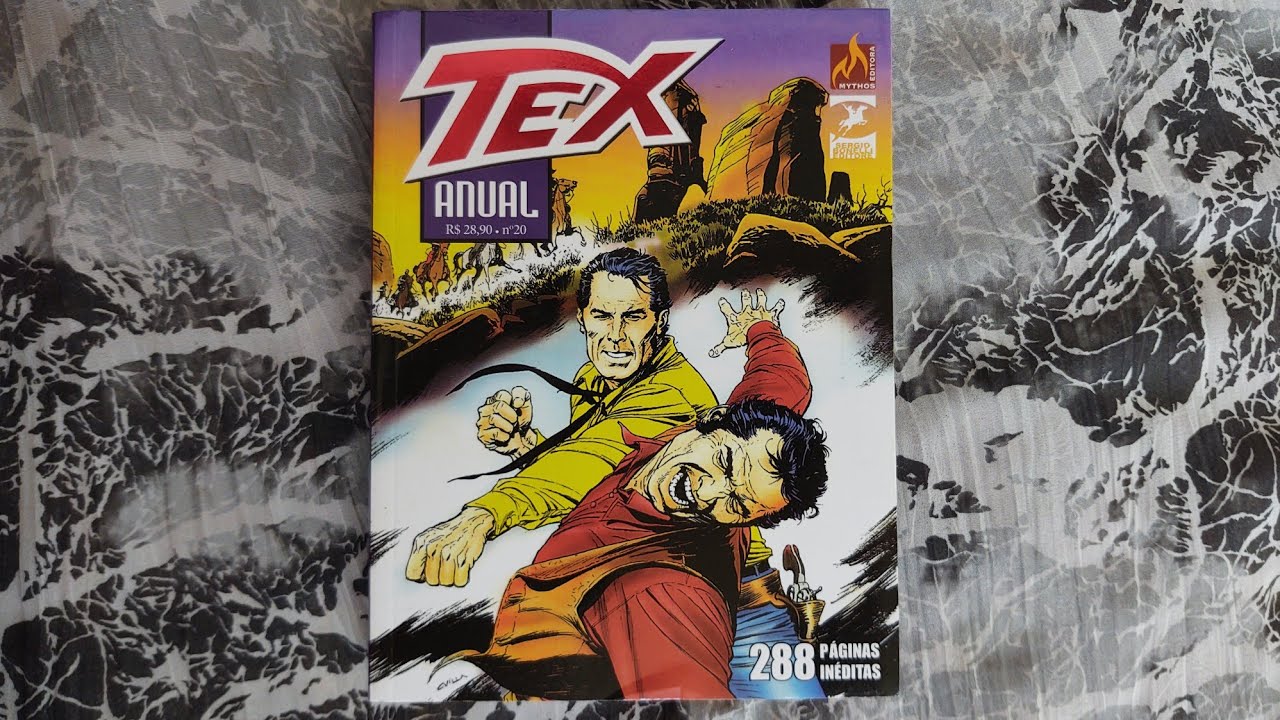 Tex Anual 20 "A Grande Corrida" (dez/2018) Folheando Tex