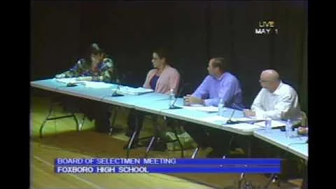 Foxborough Board of Selectmen Meeting