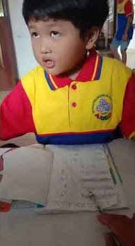 Anak kecil mengeja lucu banget