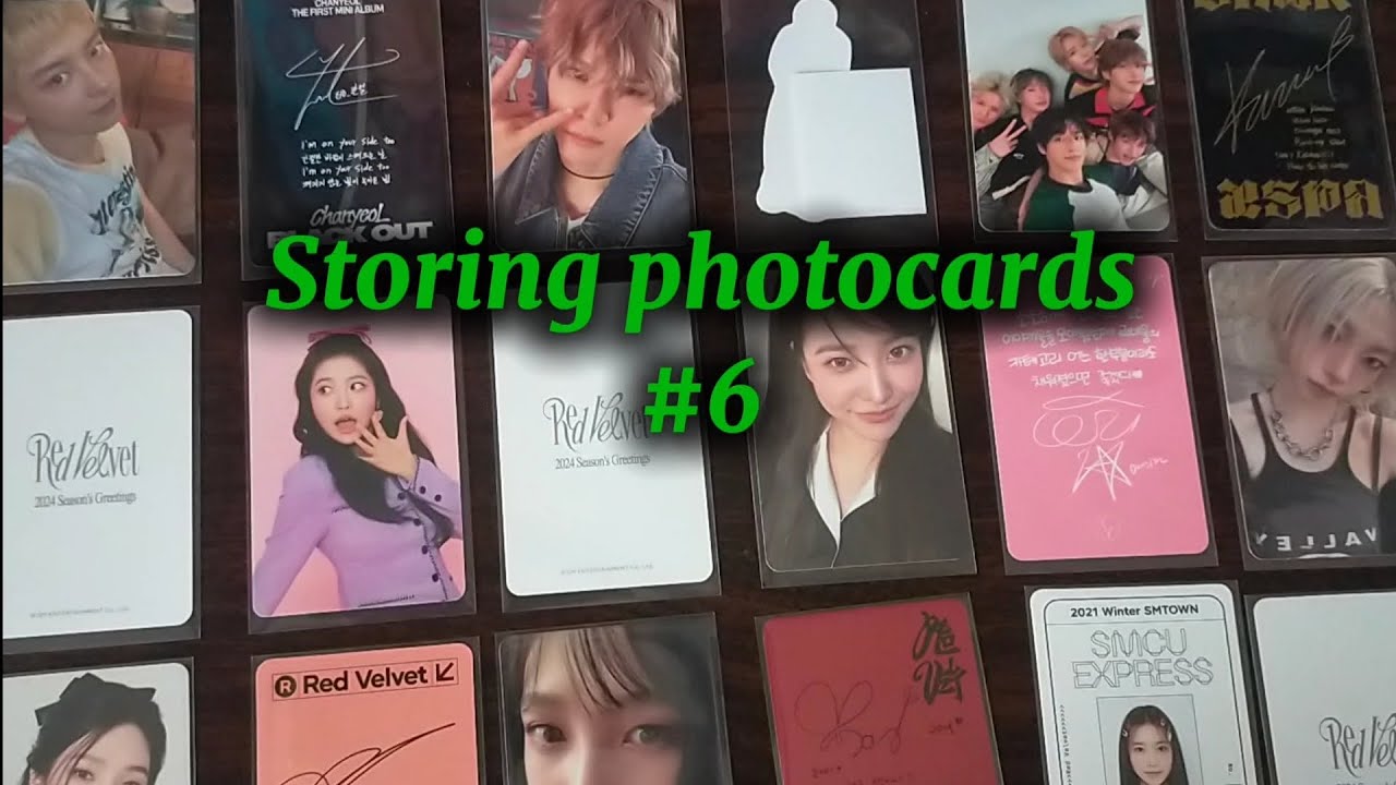 ✮Storing photocards #6 (Red velvet, Aespa, I-dle, Nct...)✮