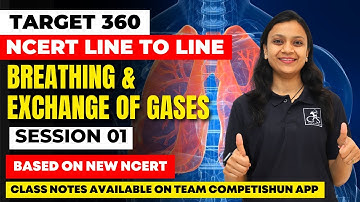 Human Physiology | Breathing and Exchange of gases-1 | NCERT line by line | Poonam ma