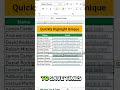 Quickly Highlight Unique Values in Excel | Identify Unique Data Instantly ⚡