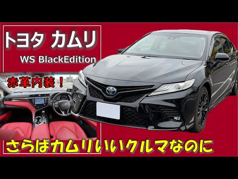 【いいクルマだけど終売】トヨタ カムリ WSブラックエディション試乗してみた