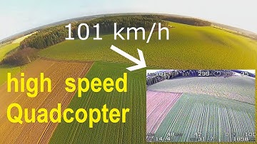 101 km/h Quadcopter High Speed  FPV TBS Discovery