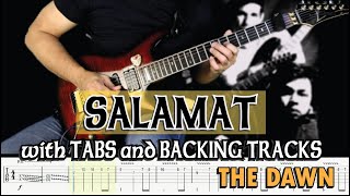 THE DAWN | SALAMAT INTRO and SOLO with GUITAR PRO 7 TABS and BACKING TRACKS by ALVIN DE LEON (2020)