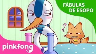 La Zorra y la Cigüeña | Fábulas de Esopo | Pinkfong Cuentos Infantiles