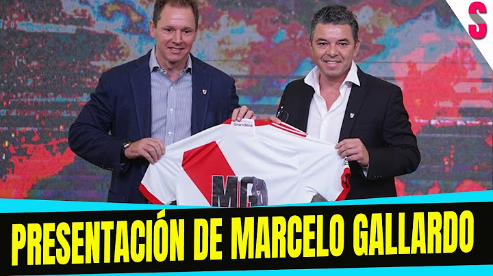 PRESENTACIÓN DE MARCELO GALLARDO COMO NUEVO DIRECTOR TÉCNICO DE RIVER PLATE.