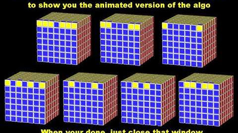 7x7x7 Parity Errors   Animated Algos   7 Cases