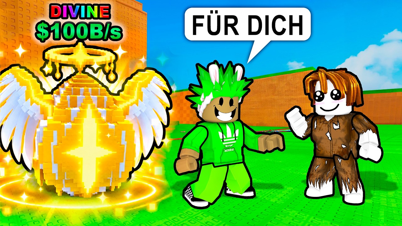 ich HELFE ARMEN SPIELER in Steal an EGG!