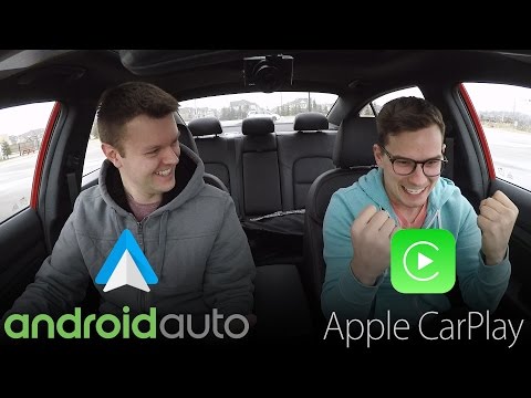 Android Auto vs Apple CarPlay REAL WORLD TEST - Yuri and Jakub Go For a Drive
