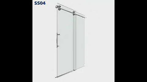 SS04  Glass Shower Door Installation | Aston Frameless Shower Glass