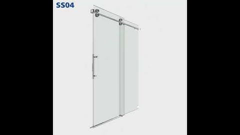 SS04  Glass Shower Door Installation | Aston Frameless Shower Glass
