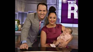 Actress Tamera Mowry and her husband Adam Housley and her children