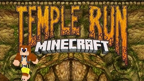 Minecraft Xbox 360 Temple Run! Part 1