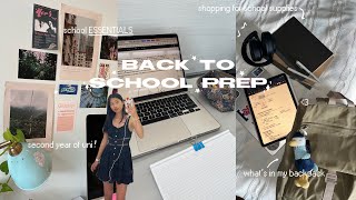 ˗ˏˋ BACK TO SCHOOL PREP ˎˊ˗ stationary shopping, what’s in my backpack, book recs