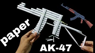 Origami AK-47 with paper || How to make AK-47 gun with paper || paper gun