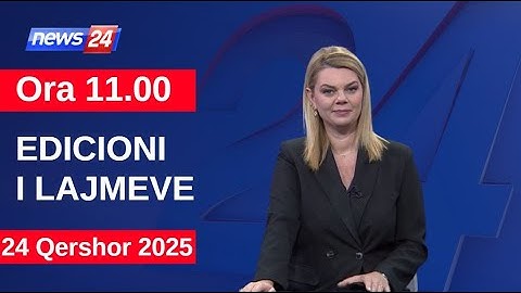2025 m. birželio 24 d. naujienų leidimas per News24 Nisida Tufa studijoje (11:00)🕣📺
