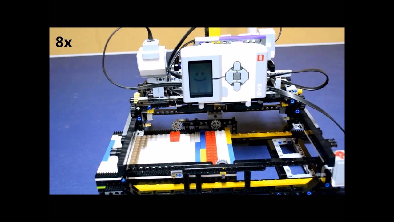 LEGO 3D Printer - A Robot that Builds LEGO Creations - YouTube