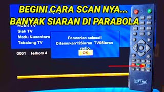 FREKUENSI MADU TV TELKOM4 TERBARU || CARA SCAN BUTA DI RECEIVER PARABOLA 2024