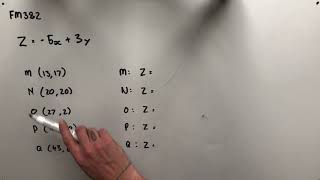 FM382 Further Maths Fortify Study Guide - Using an Objective Function