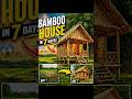 Bamboo House in 7 Days 😱 | Village Build Transformation #shorts