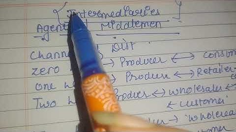 What is Intermediaries??  Explain its role