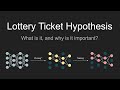 What is the Lottery Ticket Hypothesis, and why is it important?