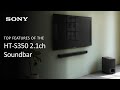 Sony | HT-S350 2.1ch Bluetooth® Soundbar Overview