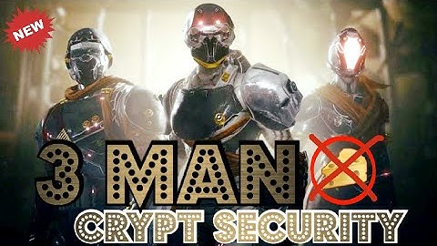 3 Man CRYPT SECURITY ON PS4 NO CHEESE - Destiny 2 Beyond Light Deep Stone Crypt.