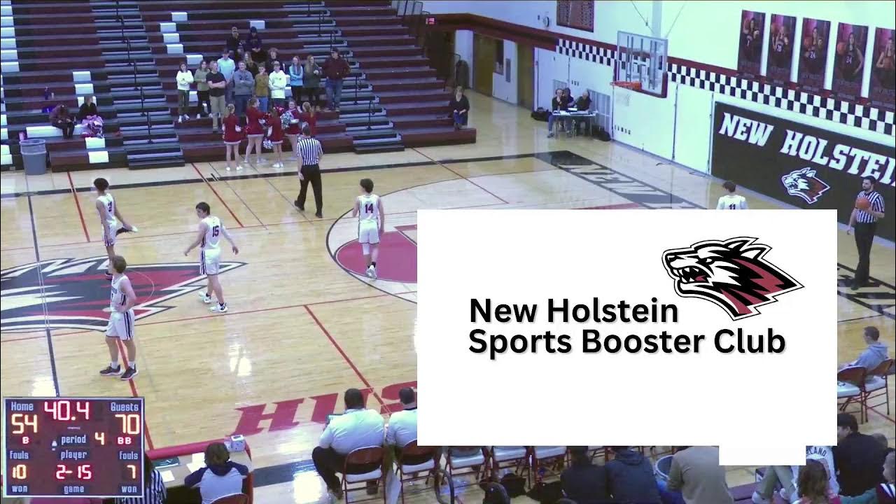 New Holstein Live Sports, Varsity Boys Basketball vs Manitowoc Roncalli YouTube