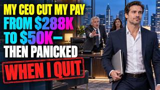 My CEO Cut My Pay From $288K to $50K—Then Panicked When I Quit