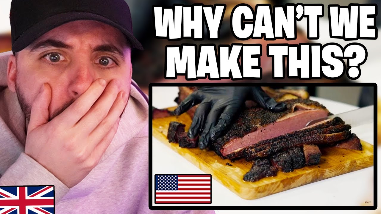 Brit Reacts to British Studients trying American BBQ for the First Time!