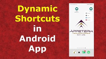 How to create Dynamic Shortcuts in Android App - Part 2