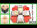 How to make Explosion Box for boyfriend | DIY Surprise Gift | Love Box Card