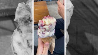NEW ZEALAND ICE CREAM! | Duck Island Icecream, Auckland, New Zealand | #shorts - 022