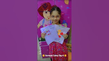 Painting Activities with students at Summer Camp