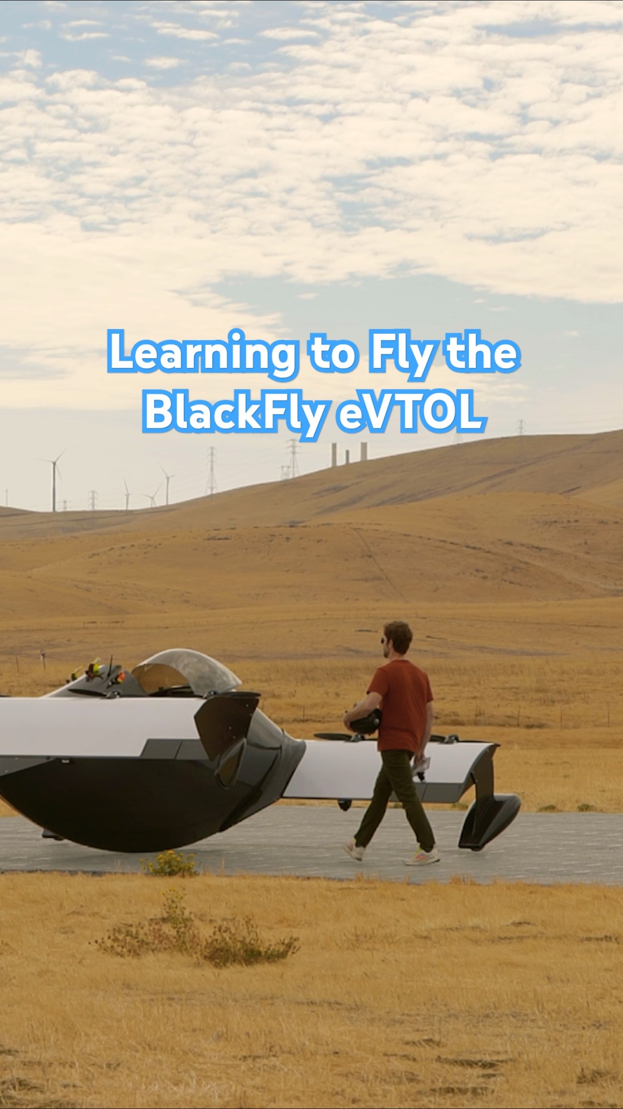 Learning to Fly the BlackFly eVTOL