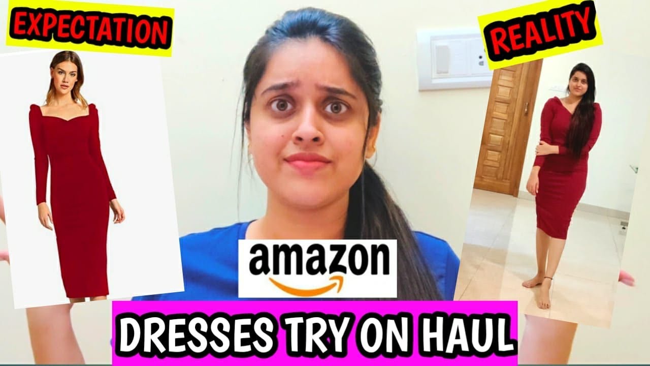 🔥I TRIED HIGH RATED BODYCON DRESSES FROM AMAZON😍UNDER 1000RS.WESTERN