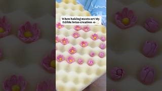 Fondant Lotus 🪷 😱|#sangeetascookingmantra #fondantcake #fondanttopper #trending #lotusflower Fondant Lotus Flower Tutorial