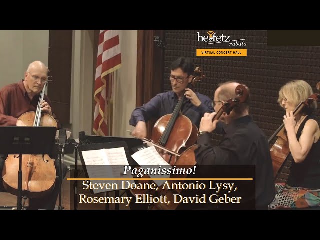 Heifetz Celebrity Series: Paganissimo! | Steven Doane, Rosemary Elliott, Antonio Lysy, David Geber class=