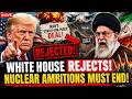 US Iran War LIVE | White House Rejects Iran’s "Strait-for-Peace" Deal: "Nuclear Ambitions Must End"