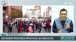 Defensor del Pueblo: la protesta es un derecho, pero no debe vulnerar a terceros