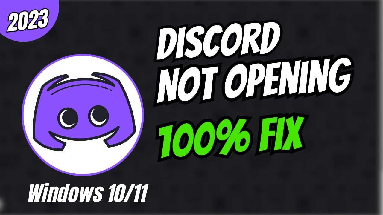 How To FIX Discord Not Opening 2023 Discord STUCK On Start NEW 