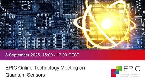 EPIC Online Technology Meeting on Quantum Sensors